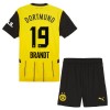 Original Trikotsatz Borussia Dortmund Brandt 19 Heimtrikot 2024-25 Für Kinder